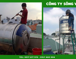 Dịch vụ vệ sinh bồn nước giá rẻ Sông Việt - Gọi là có ngay