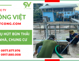 Dịch vụ hút bùn thải cho tòa nhà, chung cư uy tín, giá rẻ tại TP.HCM – Công ty Sông Việt