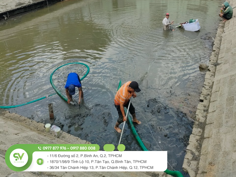 nạo vét hố ga