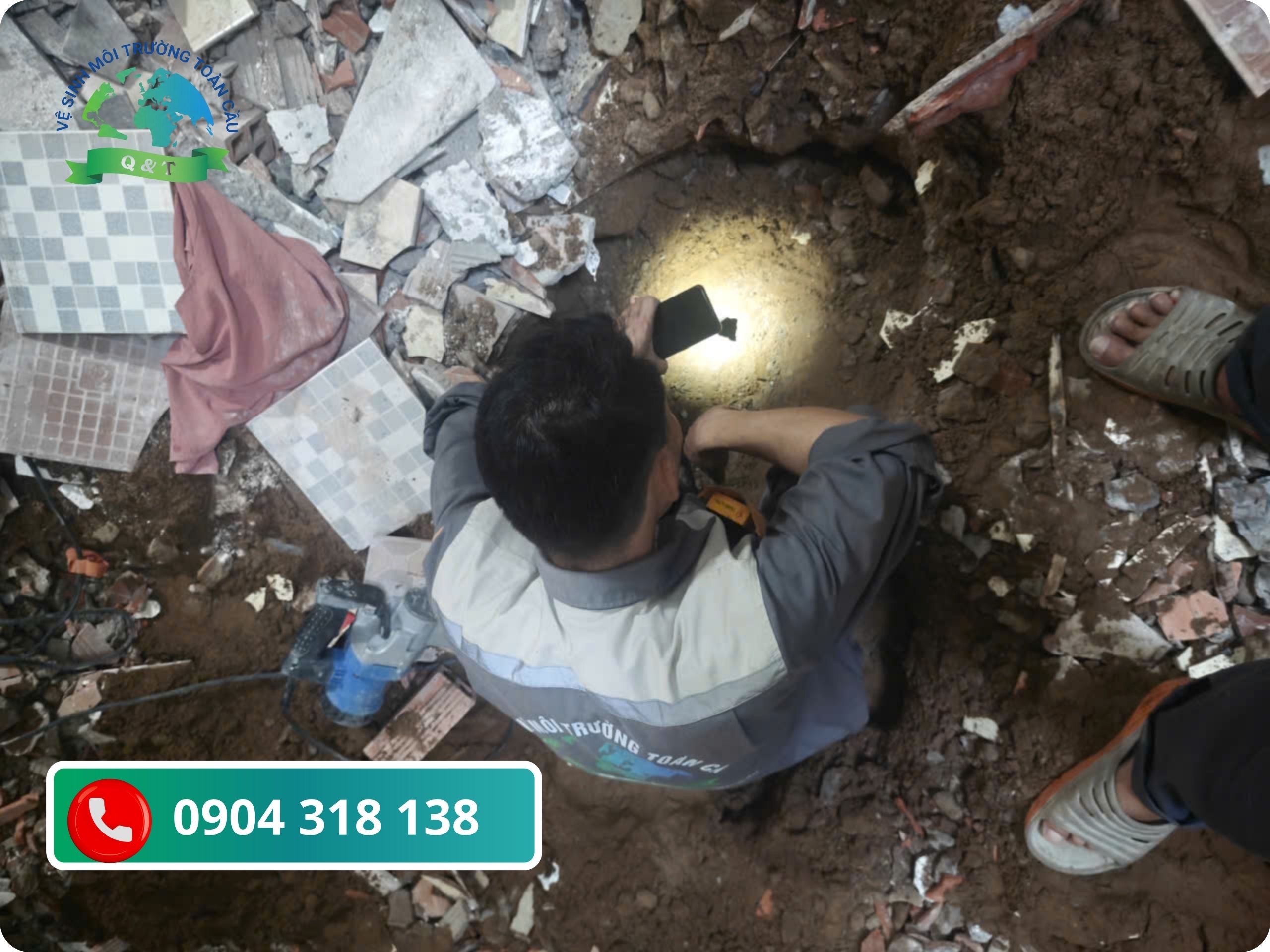 Quy trình thông cống nghẹt chuẩn kỹ thuật tại hutcong.com