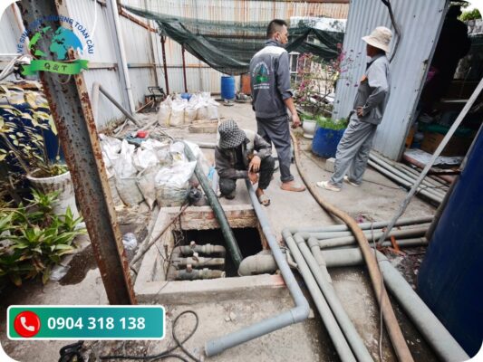 Thông Tắc Cống Tại Cầu Giấy [Trọn Gói Giá Rẻ] – Có Mặt Sau 15P