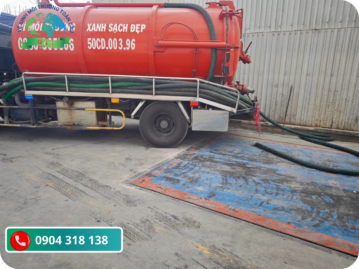 Dịch vụ hút bể phốt tại Bắc Giang chuyên nghiệp 24/7