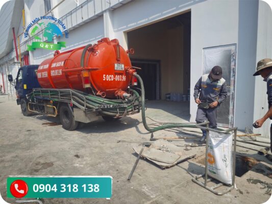 Hút hầm cầu Đức Huệ