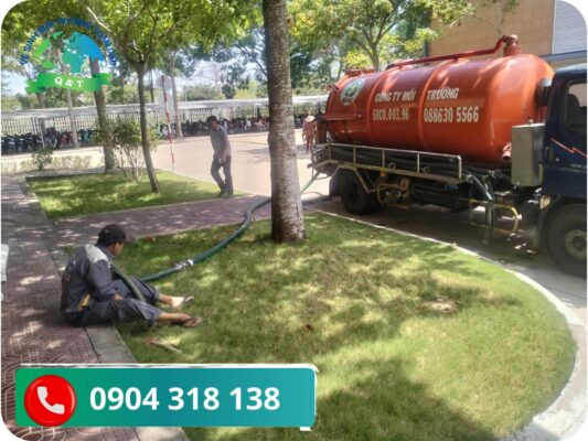 Hút Hầm Cầu Bến Cát [Trọn Gói Giá Rẻ] Có Mặt 15P (Có VAT)