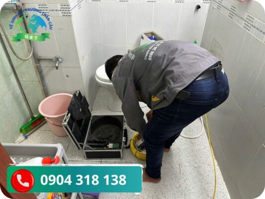Thông bồn cầu nghẹt Bến Cát