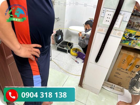 Thông bồn cầu nghẹt Thuận An