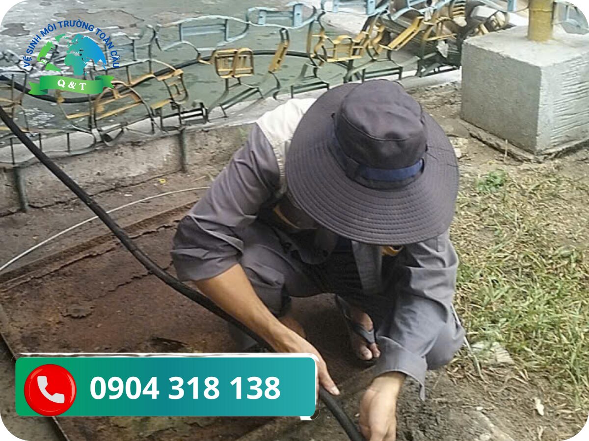Thông cống nghẹt Cần Giuộc