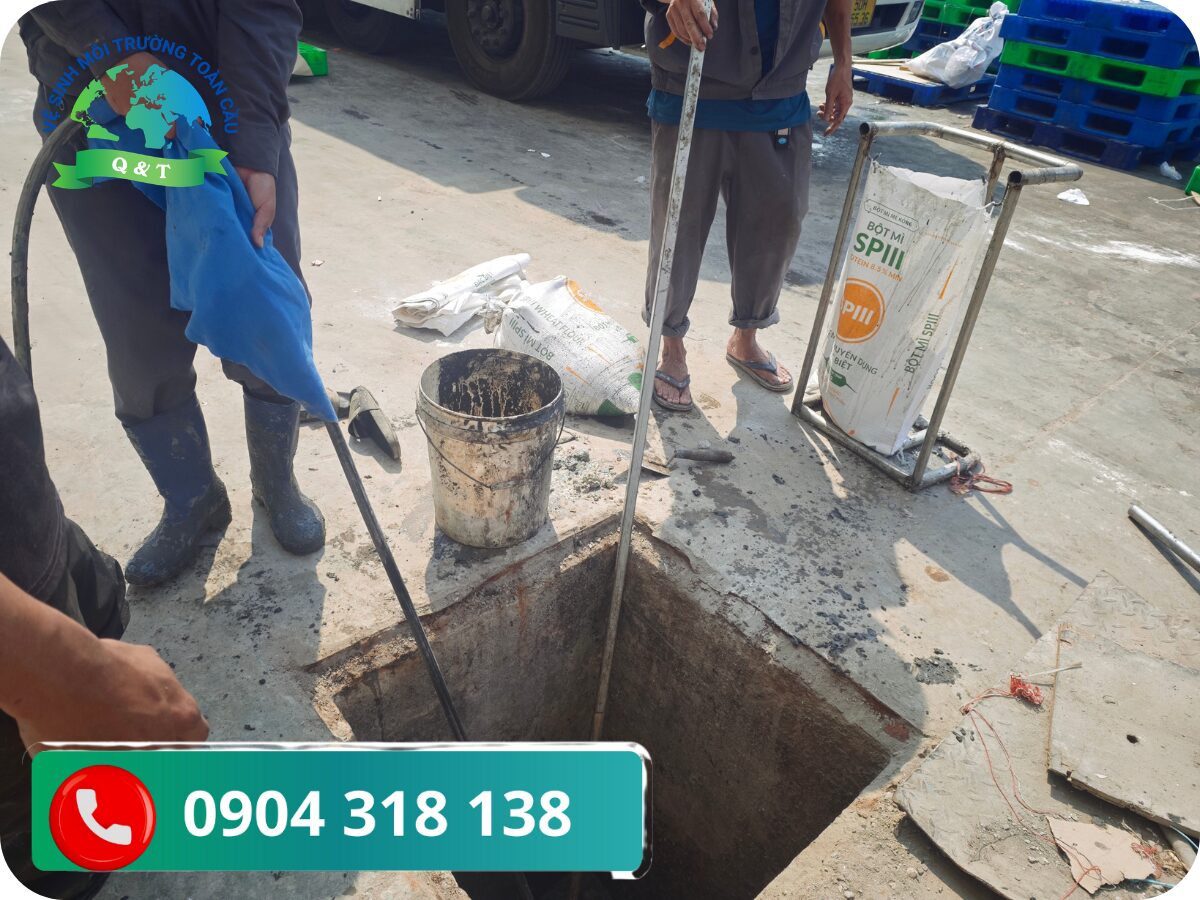 Thông cống nghẹt Dĩ An