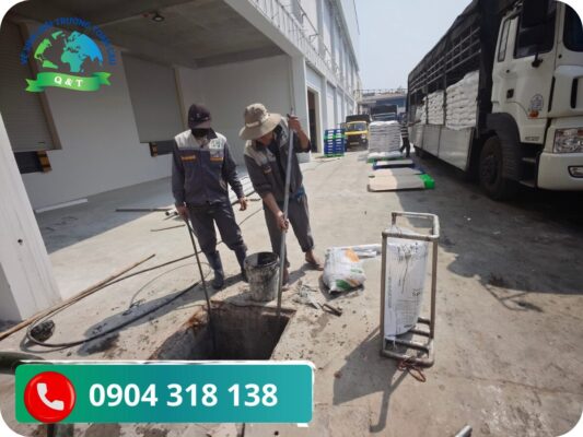 Thông tắc cống Kiến Thuỵ