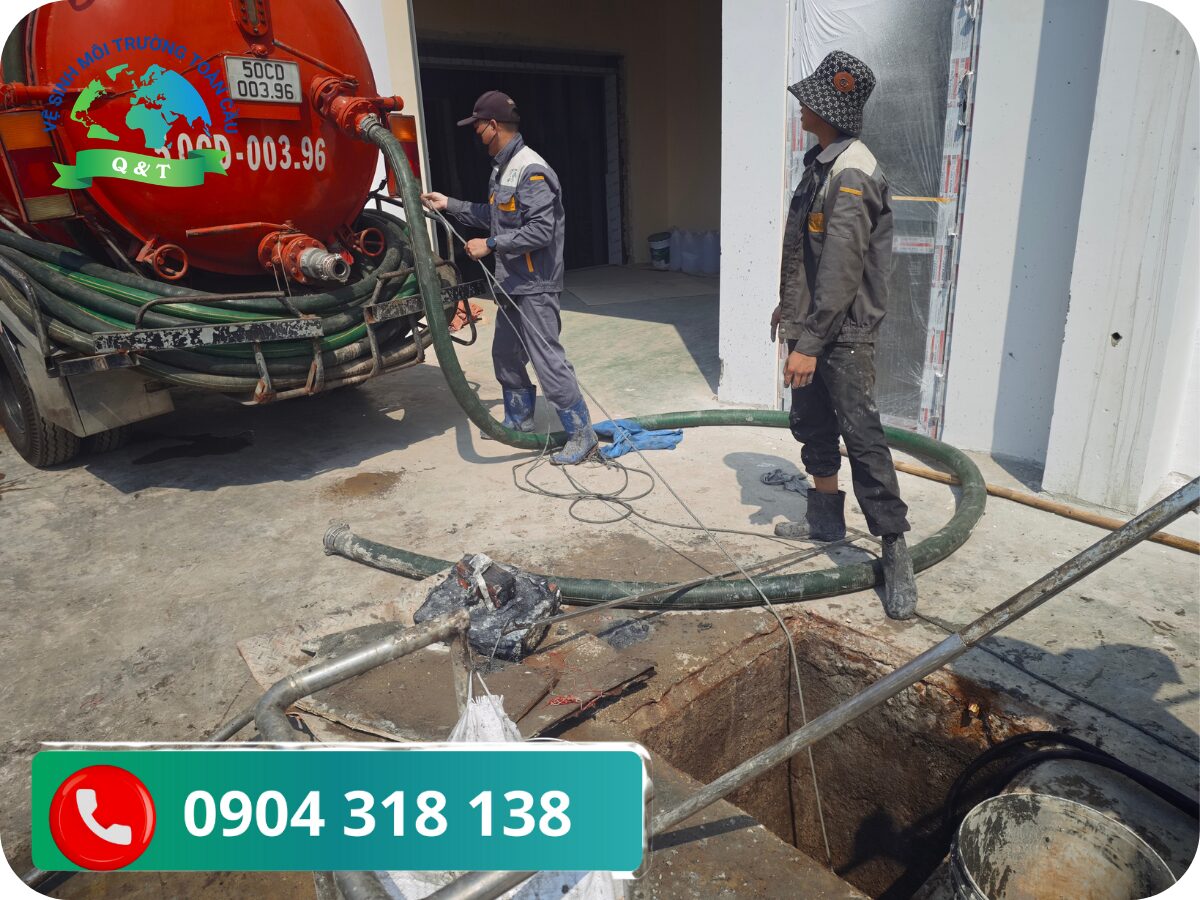 Dịch vụ hút hầm cầu Nhơn Trạch