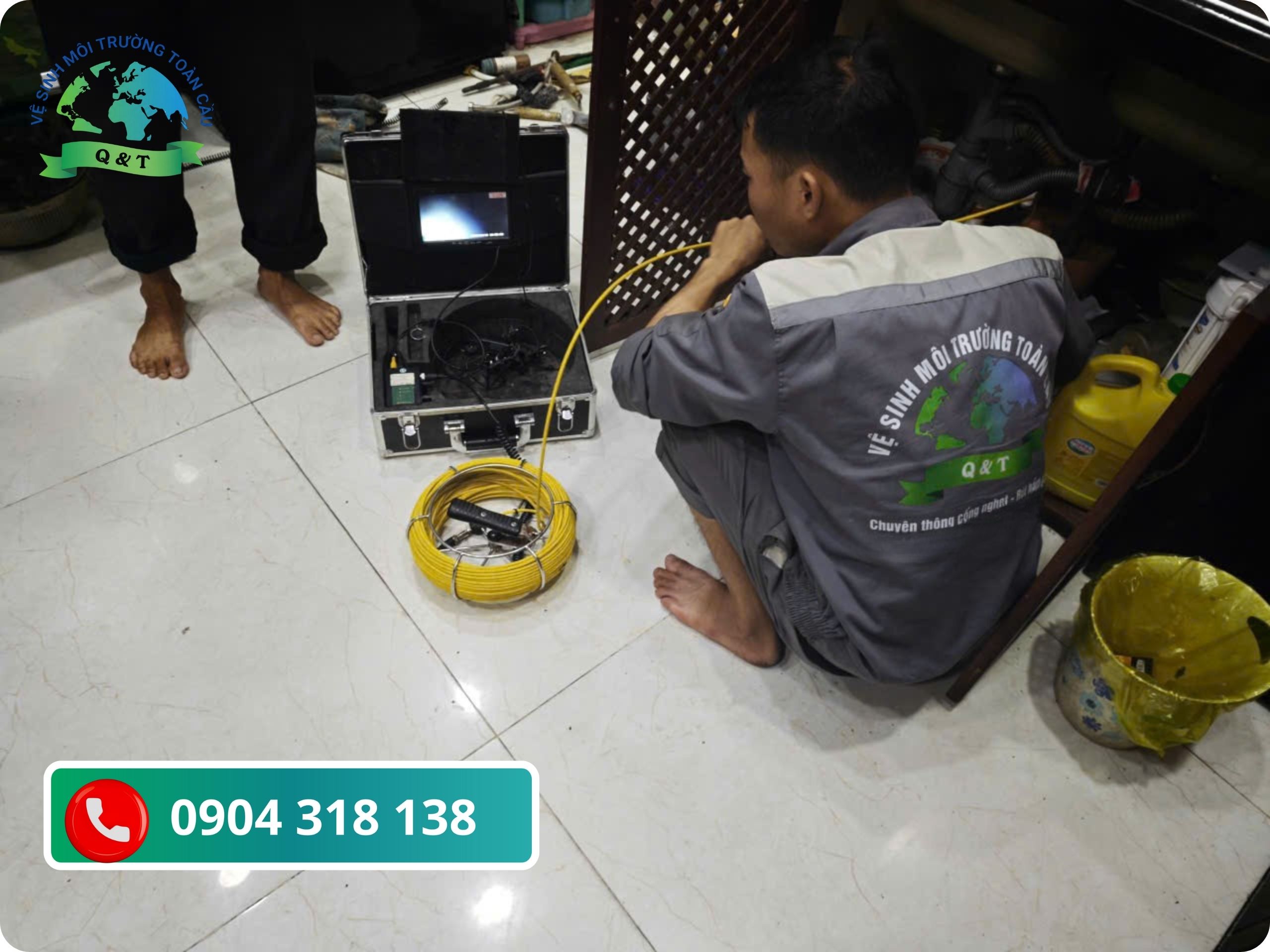 Dịch vụ thông tắc cống của môi trường Quyết Thắng