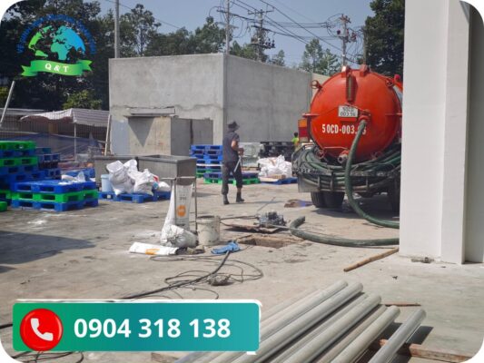 Hút bể phốt Dương Kinh