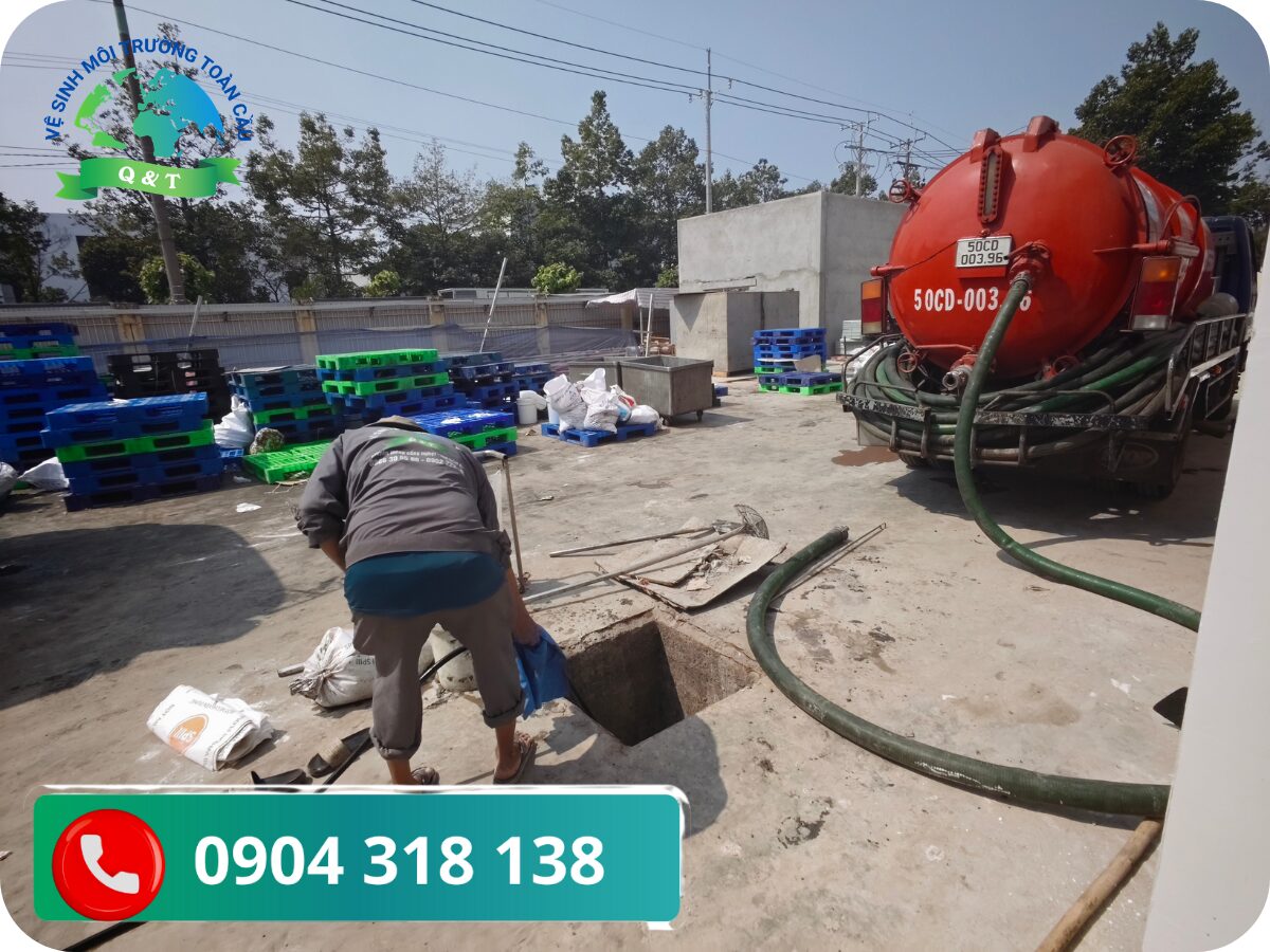 Hút bể phốt Hồng Bàng