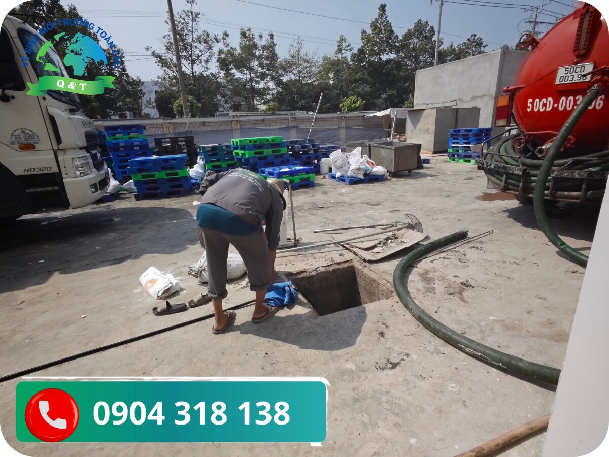 Hút bể phốt Lê Chân