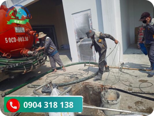 Hút hầm cầu phường Bình Trưng