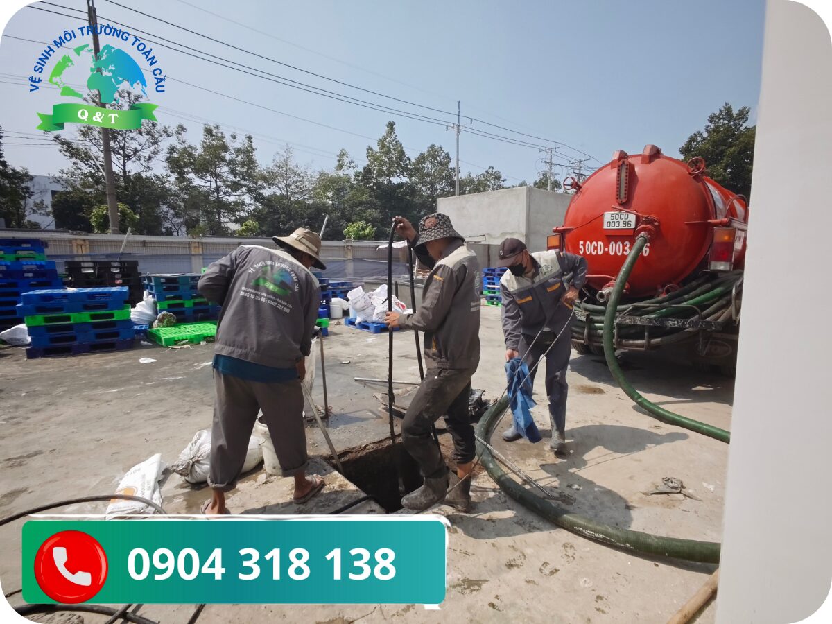 Hút hầm cầu phường Linh Xuân