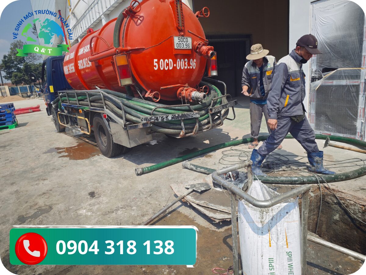 Hút hầm cầu phường Long Bình
