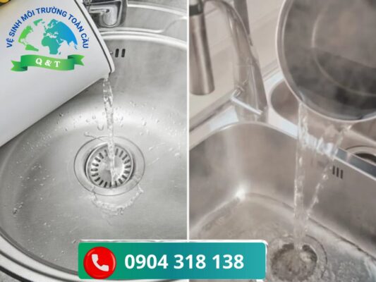Khi nào nên đổ nước sôi để thông cống