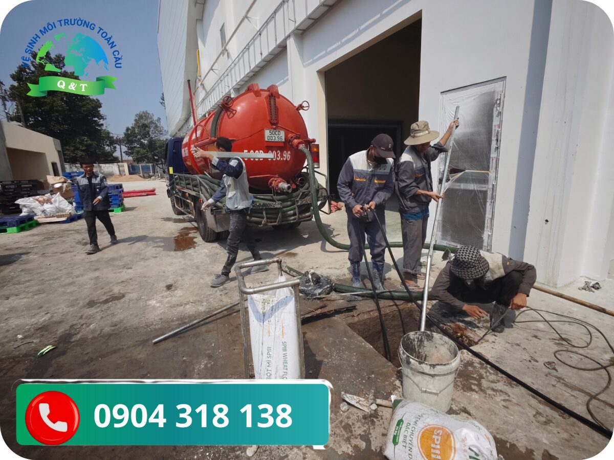 Quy trình hút hầm cầu chuyên nghiệp, đáng tin cậy