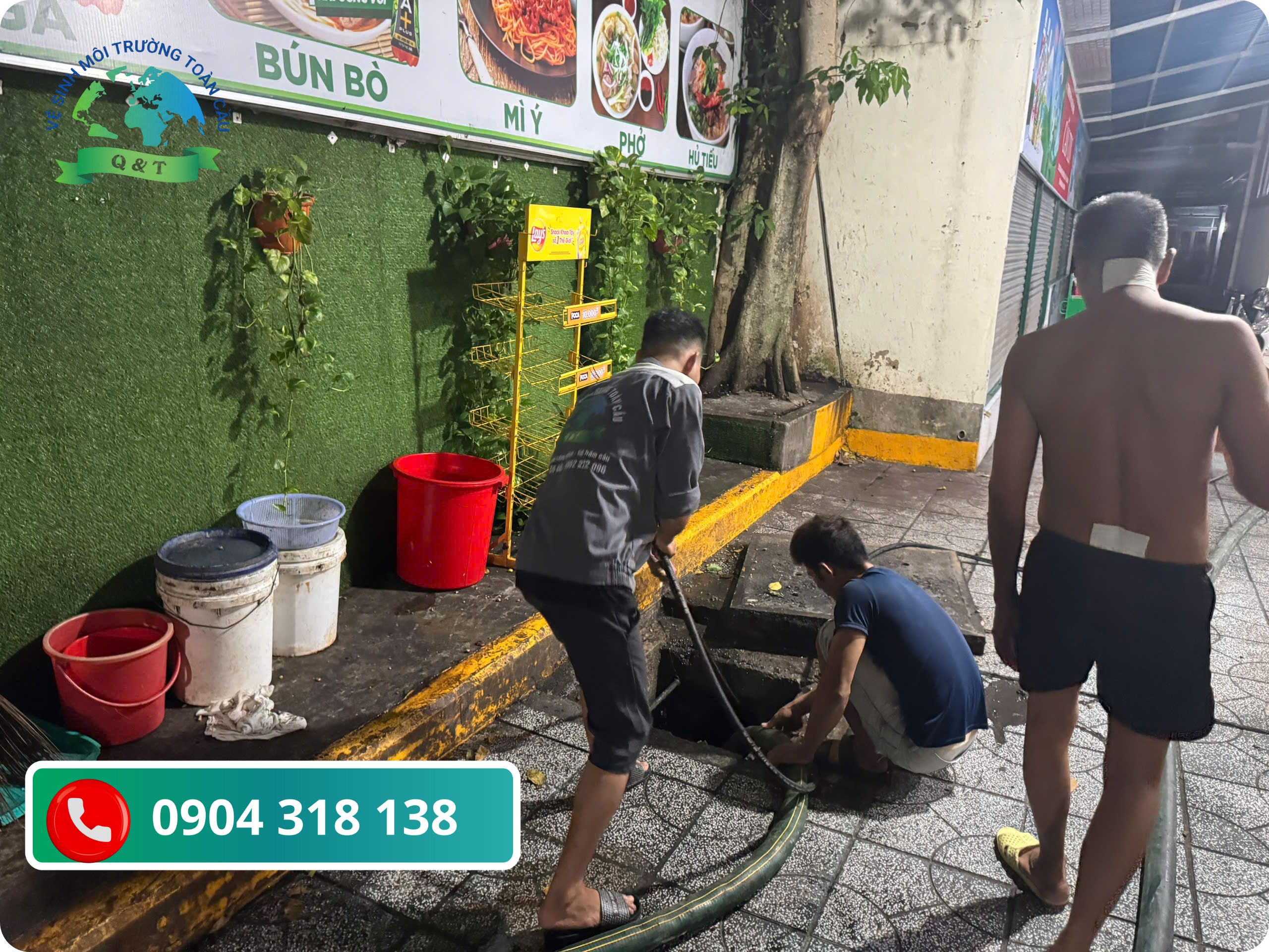 Thông bồn cầu nghẹt Dầu Tiếng