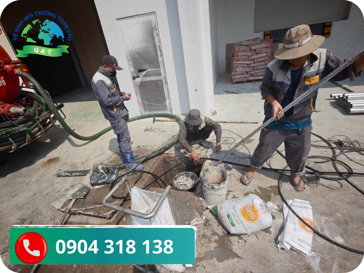 Thông bồn cầu nghẹt Thống Nhất