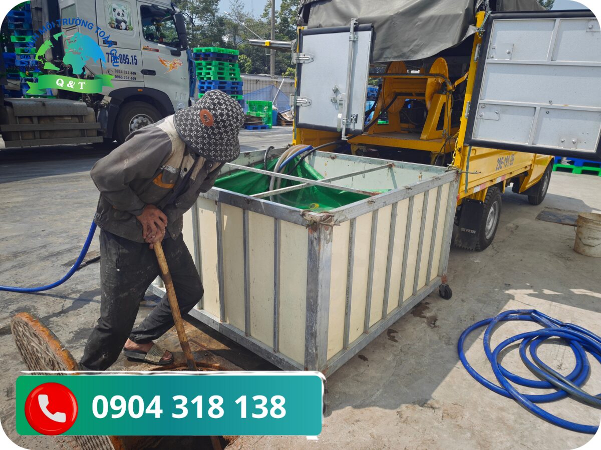 Thông cống nghẹt phường Bình Phú