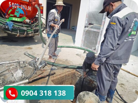Thông cống nghẹt phường Xóm Chiếu