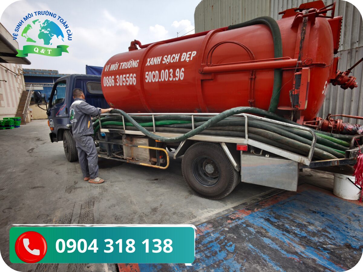 Công nghệ hút hầm cầu hiện đại