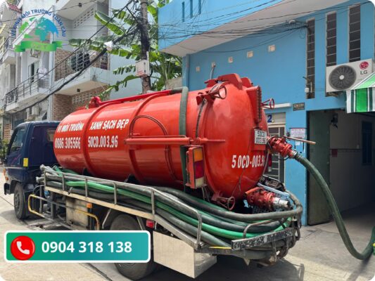 Hút Hầm Cầu Phường An Hội Đông [Trọn Gói Giá Rẻ] BH 2 Năm