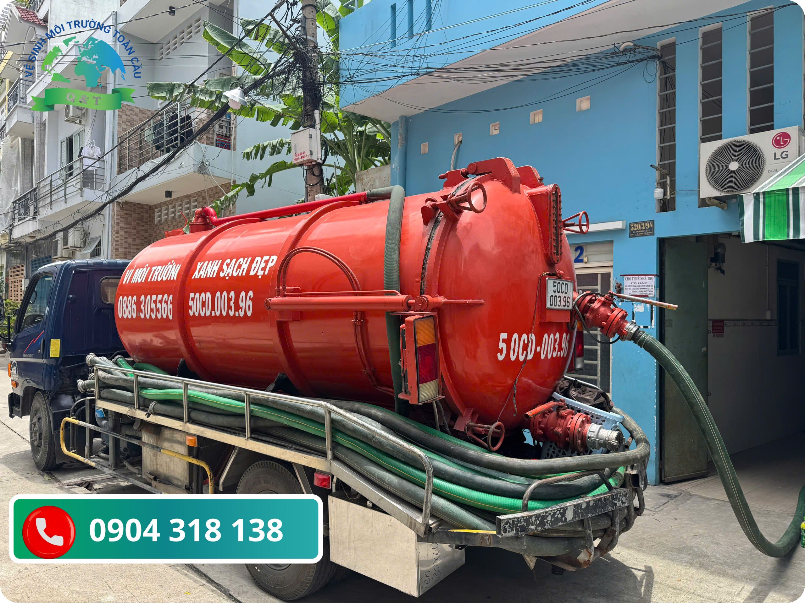 Hút hầm cầu phường An Hội Đông