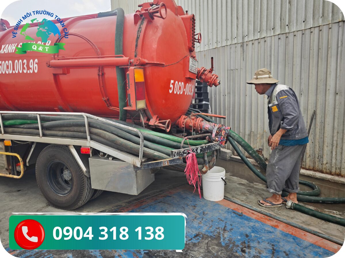 Hút hầm cầu phường Bình Thới