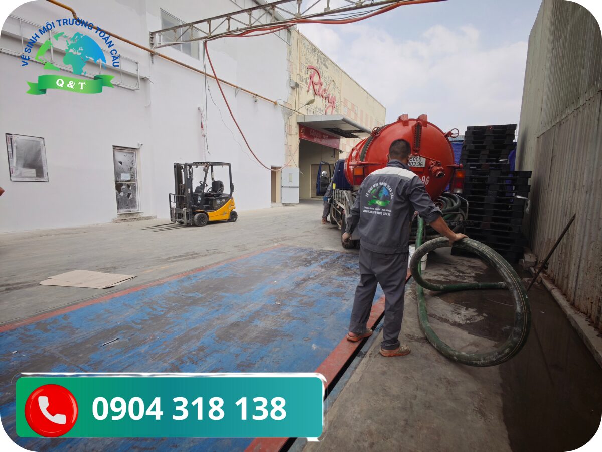 Hút hầm cầu phường Bình Trị Đông
