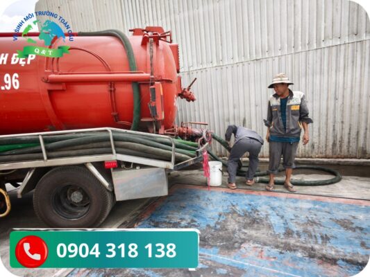 Hút hầm cầu phường Hoà Bình
