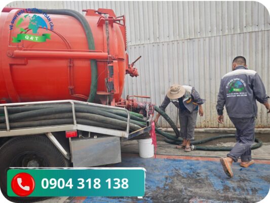Hút Hầm Cầu Phường Hòa Hưng [Trọn Gói Giá Rẻ] BH 2 Năm