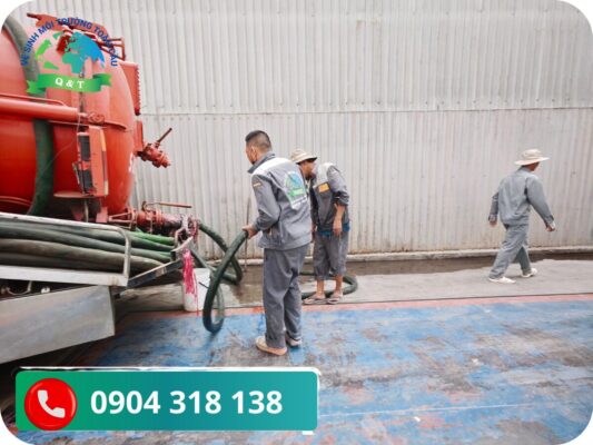 Hút Hầm Cầu Phường Phú Thọ [Trọn Gói Giá Rẻ] BH 2 Năm