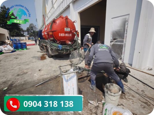 Hút Hầm Cầu Phường Tân Hòa [Trọn Gói Giá Rẻ] BH 2 Năm