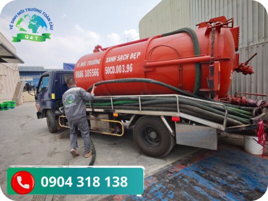 Hút Hầm Cầu Phường Thới An [Trọn Gói Giá Rẻ] BH 2 Năm