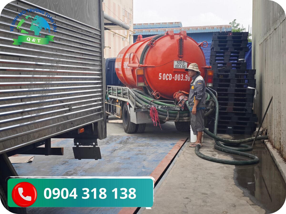 Quy trình hút hầm cầu chuyên nghiệp