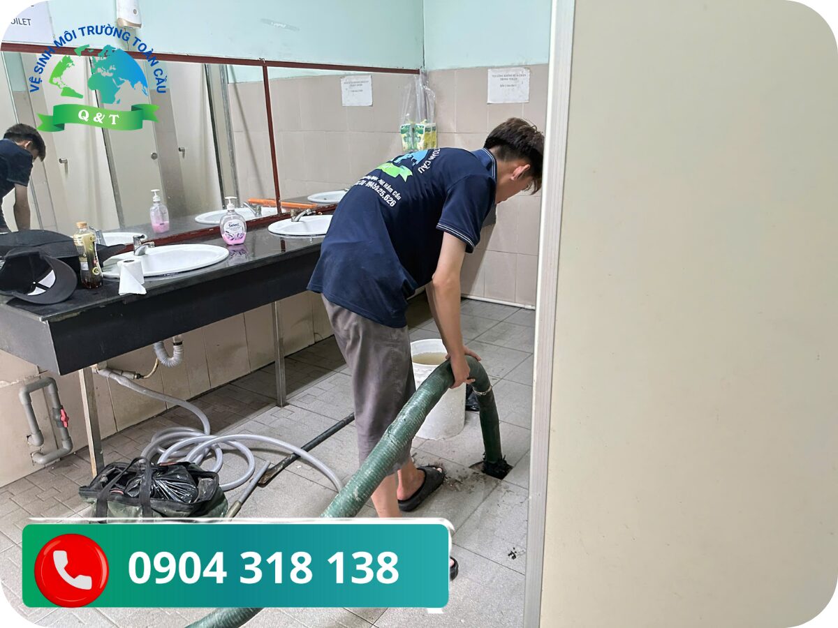Thông bồn cầu nghẹt Cần Giuộc