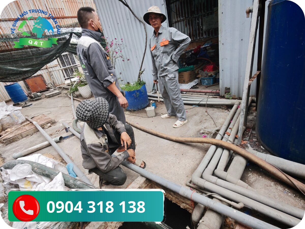 Thông cống nghẹt phường Bình Lợi Trung