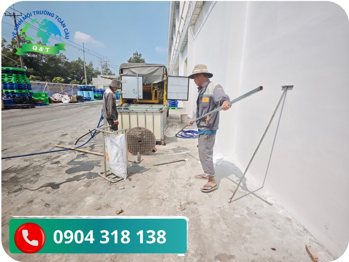Thông cống nghẹt phường Bình Trị Đông