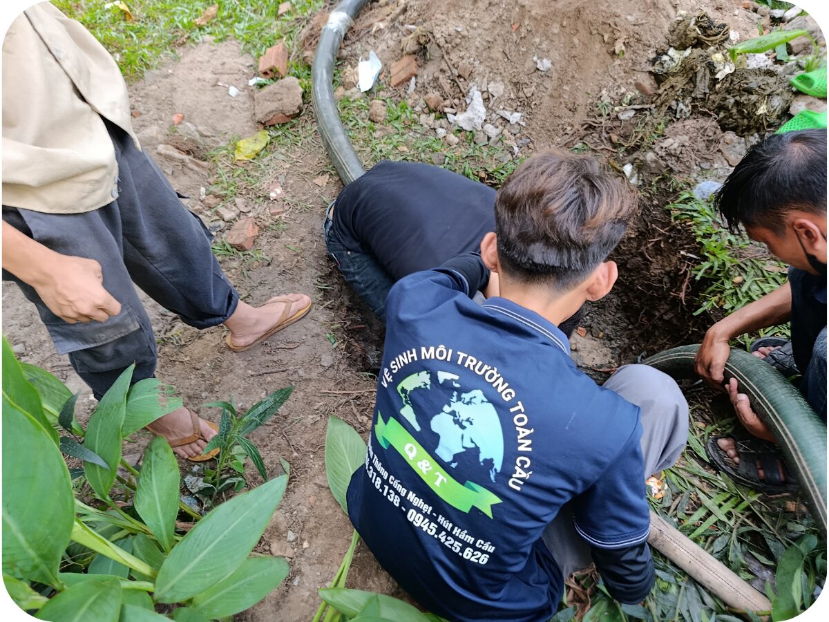 Thông cống nghẹt phường Cầu Kiệu