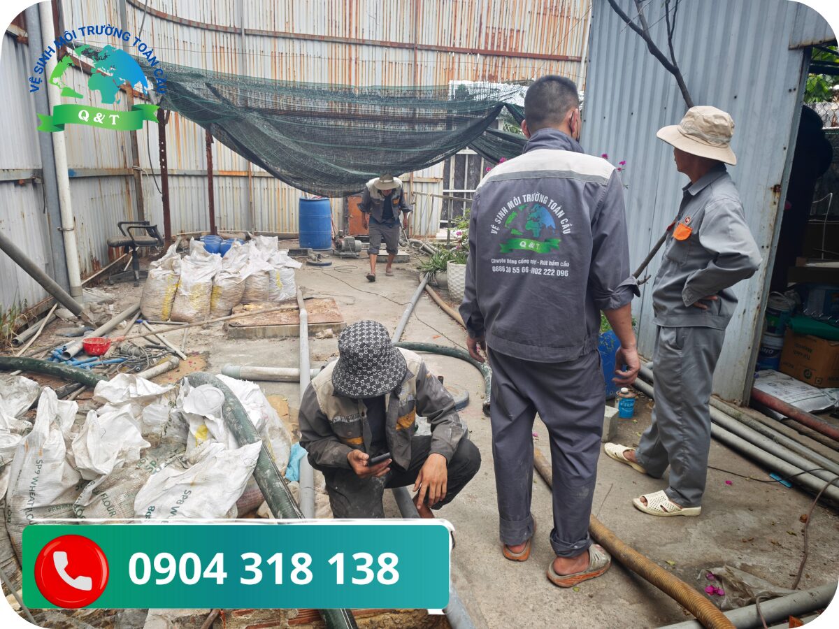 Thông cống nghẹt phường Đông Hưng Thuận