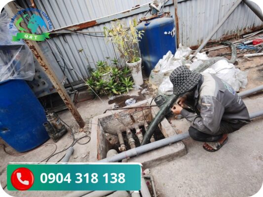 Thông cống nghẹt phường Phú An Đông