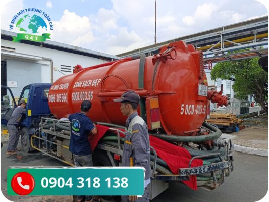 Hút hầm cầu phường An Đông