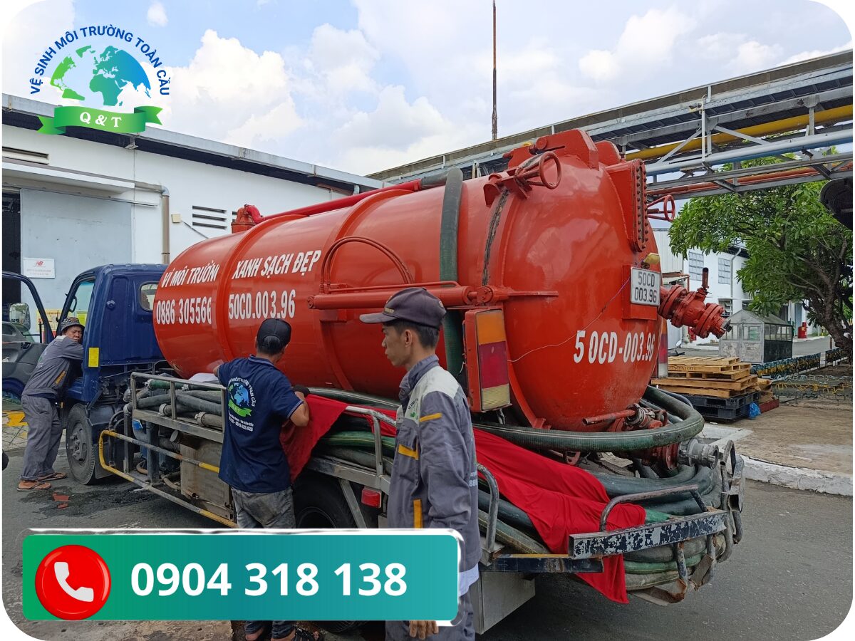 Hút hầm cầu phường An Đông