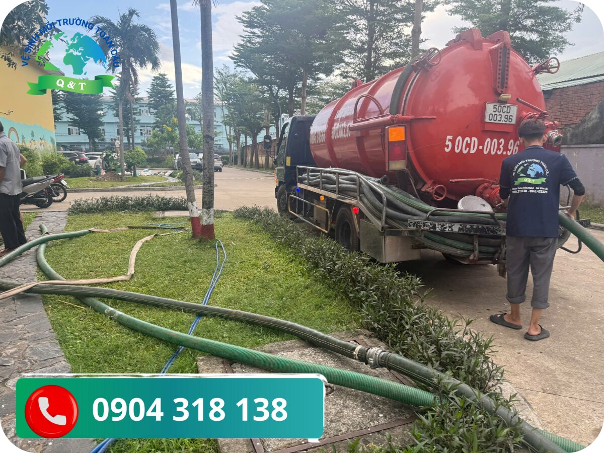 Hút hầm cầu Bình Đại