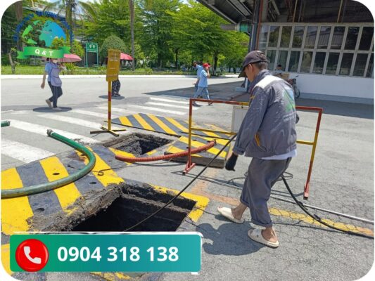 Hút Hầm Cầu Giồng Trôm [Trọn Gói Giá Rẻ] Có Mặt 15P (Có VAT)