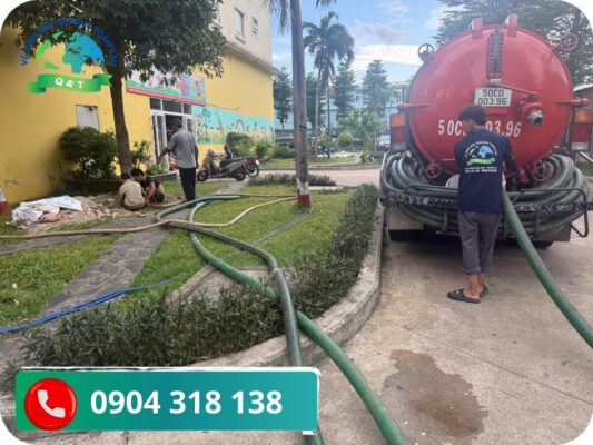 Hút hầm cầu mỏ cày nam