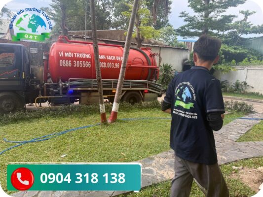 Hút hầm cầu phường Bình Tây